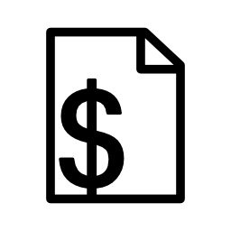 ドルの請求書の無料のアイコン