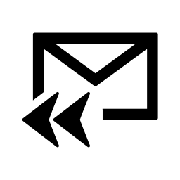 メールの返信インターフェイス無料アイコンのすべてのシンボル