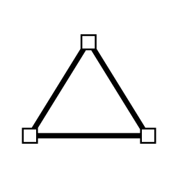 三角形のベクター形式無料アイコン