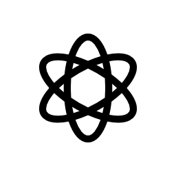 原子の形状。科学の無料アイコン