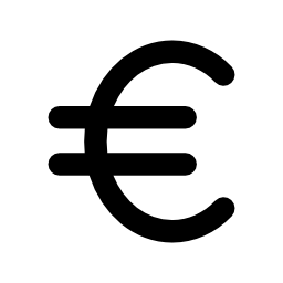 ユーロ通貨記号の無料アイコン