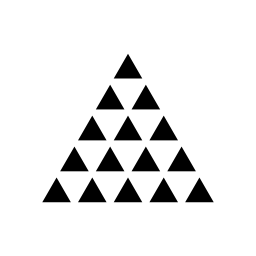複数の三角形三角形の無料アイコン