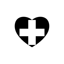 スイスの無料のアイコンの心旗