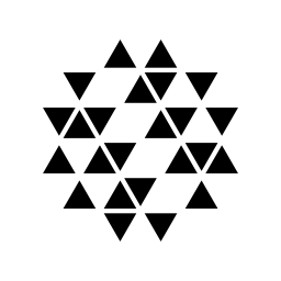 三角形の無料アイコンの多角形観賞用図形