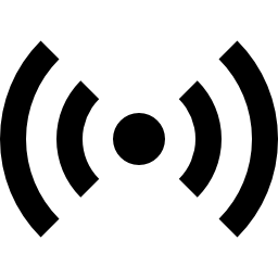 Wifi信号のシンボル無料アイコン