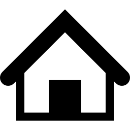 黒いドアや屋根の無料アイコンをホーム概要