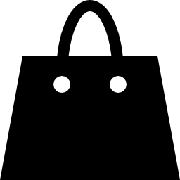 女性の黒のデザイン無料のアイコンの袋