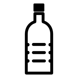 Petボトルの輪郭の無料アイコン