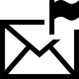 メールのフラグシンボル無料アイコン