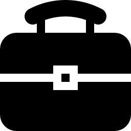 黒のエレガントなデザイン無料のアイコンのブリーフケース