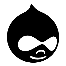 Drupalのロゴの無料アイコン