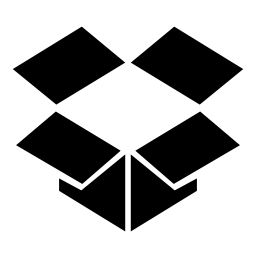 Dropboxのロゴの無料アイコン