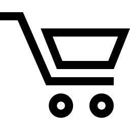無料のeコマースのアイコンのためのショッピングカートシンボル