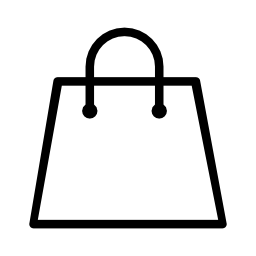 通常の設計概要無料アイコンのショッピングバッグ