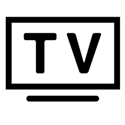 テレビモニター無料アイコン
