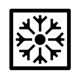 雪の天気記号無料アイコン