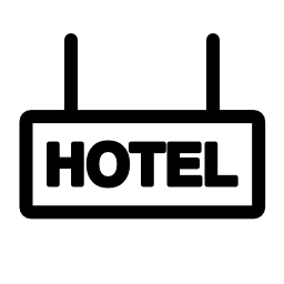ホテル記号無料アイコン