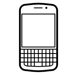 人気のある携帯電話モデルのブラックベリーQ10無料アイコン