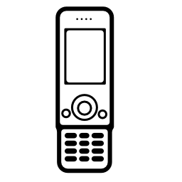拡張キーボード無料アイコン携帯電話モデル