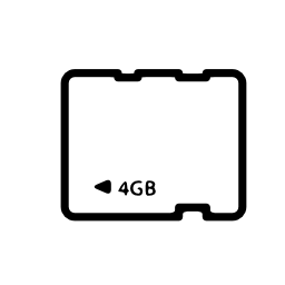 4Gbカード無料アイコン