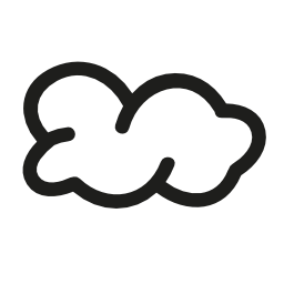 雲の手は描かれた図形、バリアント無料アイコン