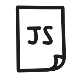 Javaスクリプト手描き下ろしファイル無料アイコン