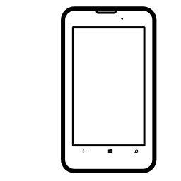 携帯電話の人気モデルのノキアLumia820無料アイコン