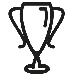 トロフィー手描き下ろしスポーツカップ無料アイコン