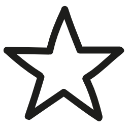4つ星の手描き下ろしシンボル概要無料アイコン
