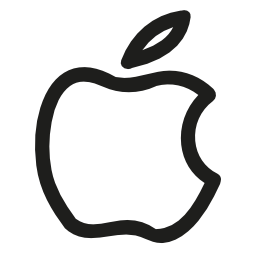 アップルブランド手描きロゴ概要無料アイコン