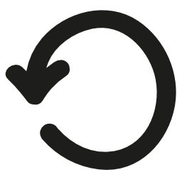 円形矢印手描き下ろしシンボル無料のアイコンを更新します。