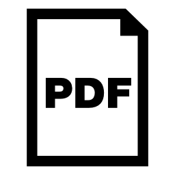 Pdfドキュメントインタフェースシンボル無料アイコン