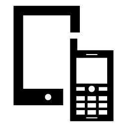 Ipadと携帯電話の無料アイコン