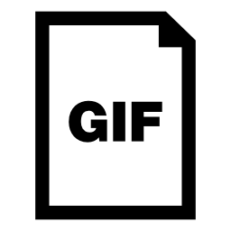 Gifドキュメントインタフェースシンボル無料アイコン