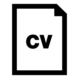 Cvファイルインタフェースシンボル無料アイコン