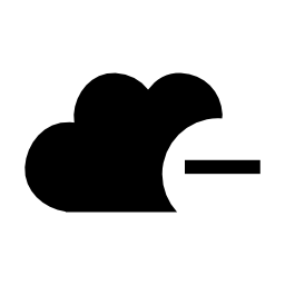 雲の少ない符号無料アイコン