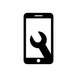 携帯電話修理シンボル無料アイコン