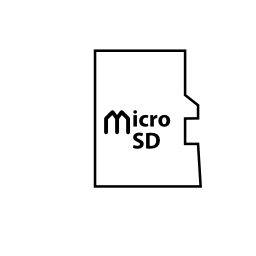 マイクロSDカード無料アイコン