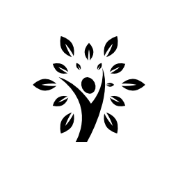 健康的なライフスタイルのロゴの無料アイコン