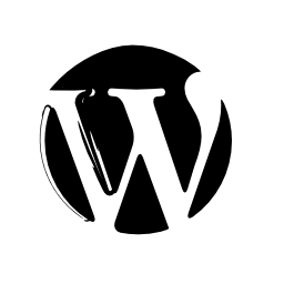 ワードプレスのスケッチのロゴの無料アイコン