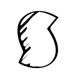 Soundhoundのロゴのスケッチの無料アイコン