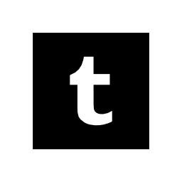 Tumblrの正方形のロゴの無料のアイコン