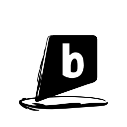 Brightkiteスケッチのロゴの無料アイコン