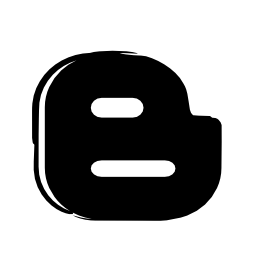 Blogspotスケッチのロゴの無料アイコン