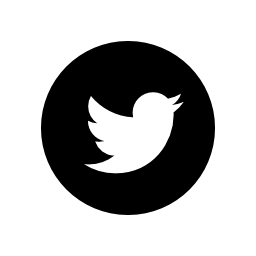 Twitter円形ロゴ無料アイコン