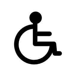 車椅子シンボル無料アイコン