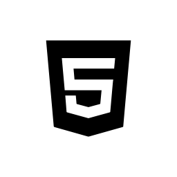 HTML5のロゴの無料アイコン
