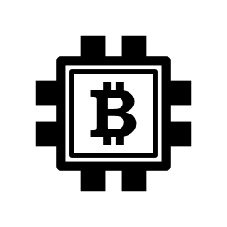 Bitcoinプロセッサ無料アイコン