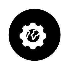 サークル無料アイコンの世界設定のシンボル