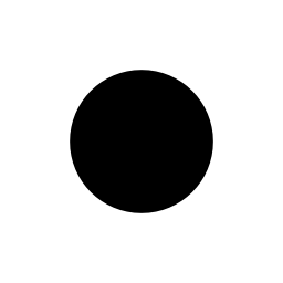 サークル黒の幾何学的形状の無料アイコン
